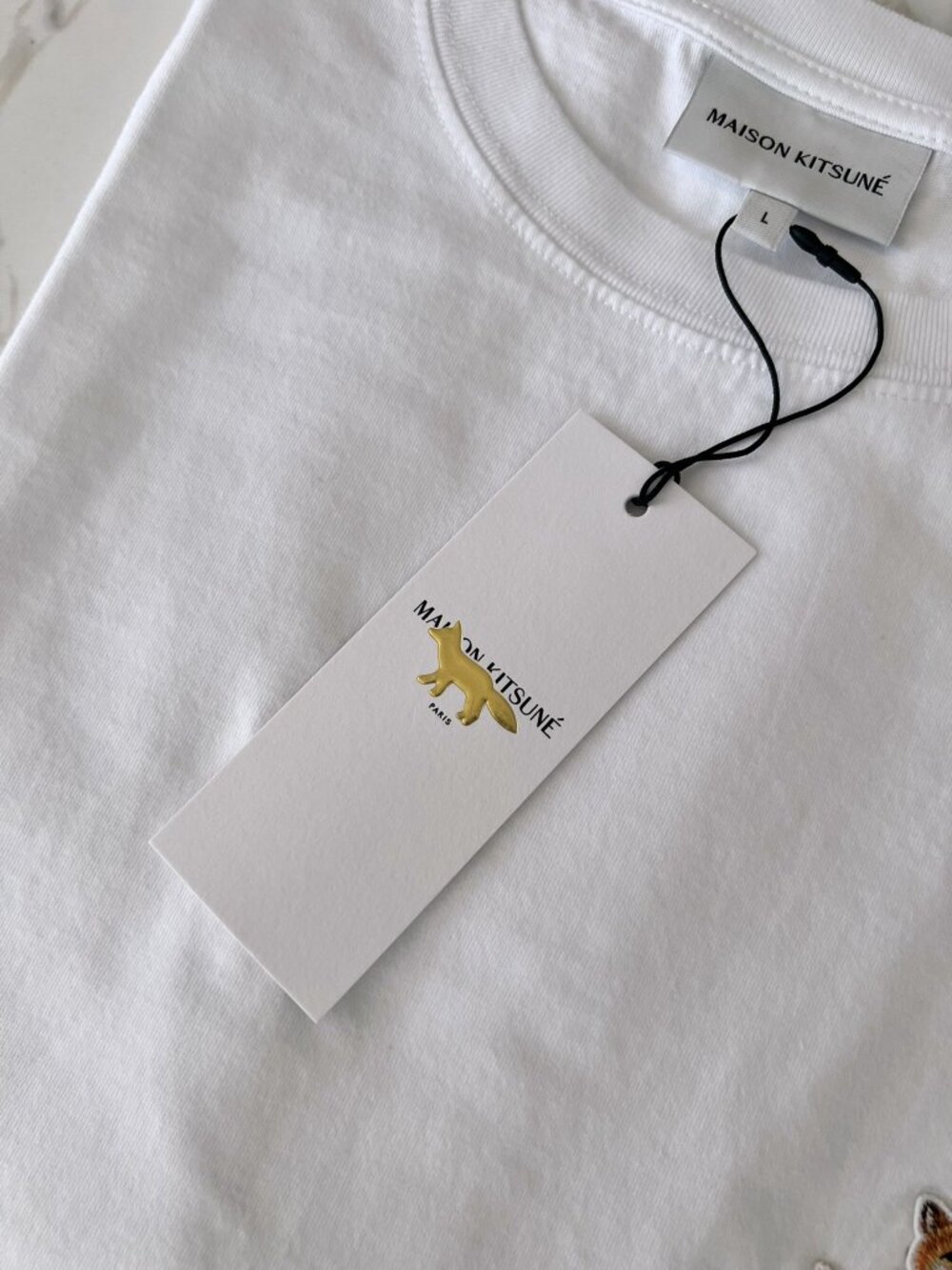NWT - Maison Kitsune Speedy Fox T-shirt - White🦊 - Picture 7 of 7